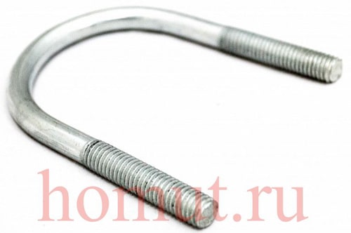 Фото Болт оц. U-образный UBZ 2 1/2'' М12 (100 шт.)